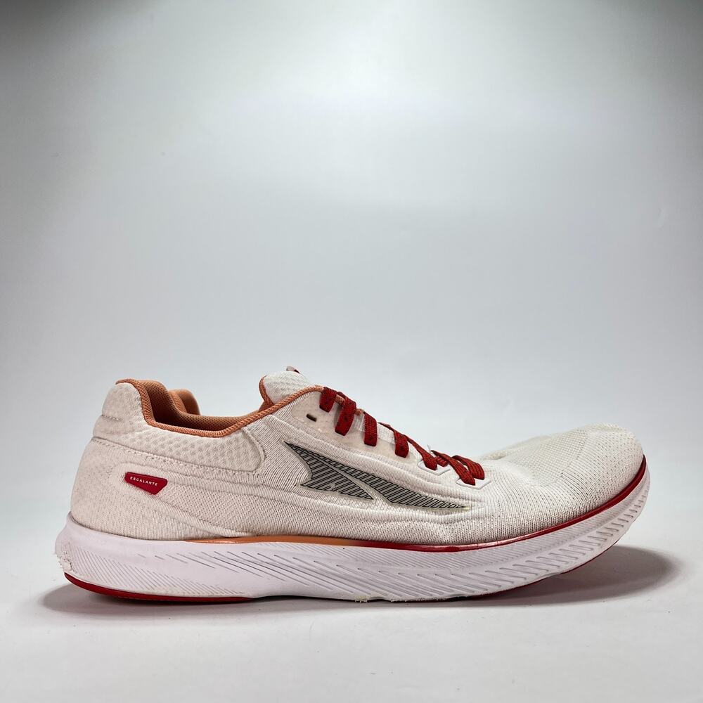 Altra Escalante 3 White Brunt Orange Road Running Shoes ALOA7R6M110 Mens Sz 12.5